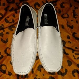 Men's White Loafers